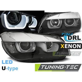 Přední světlomet XENON PŘEDNÍ SVĚTLA U-LED ČERNÁ pro BMW X1 E84 08.12-01.14