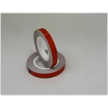 Proužky na kola s aplikátorem reflexní červená