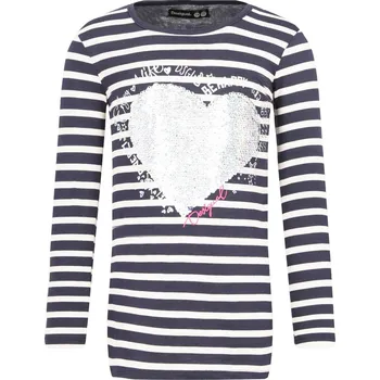 Dámská halenka Desigual Halenka CROSS | Barva:tmavě modrá | Velikost:104