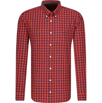 Pánská košile Marc O' Polo Košile | Barva:červený | Velikost:S