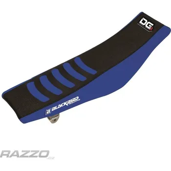 Moto sedlo Potah sedla BlackBird Double Grip 3 Seat Cover Yamaha YZ450F 18-22 YZ250F 19-23 Blue Black