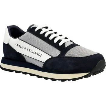 Pánská obuv Armani Exchange Tenisky s přídavkem kůže | Barva:tmavě modrá | Velikost:44