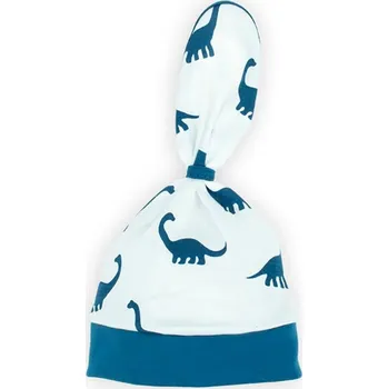 Kojenecká bavlněná čepička Nicol Ivo modrá Modrá 68 (4-6m)