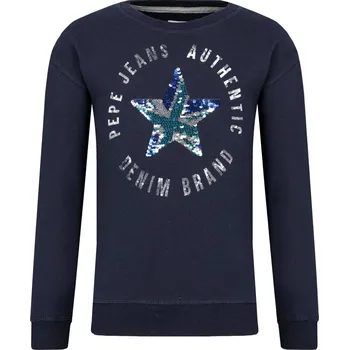 Pánská mikina Pepe Jeans London Mikina NADIA | Barva:tmavě modrá | Velikost:116