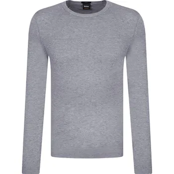 Pánský svetr BOSS CASUAL Svetr kwasiros | Barva:popelavě šedý | Velikost:XXL