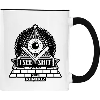 Hrnek malý barevný s potiskem Illuminati Ramirez