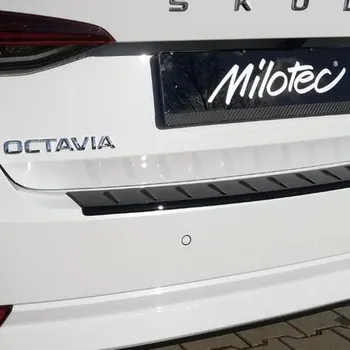 Lišta karosérie Milotec Kryt prahu zadních dveří Škoda Octavia IV Liftback (2019 - 2024) plastový, černý -