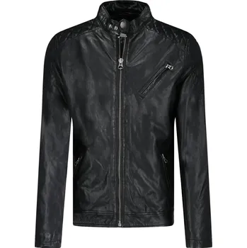 Pepe Jeans London Kůžoná bunda DEFOE | Barva:černý | Velikost:XXL