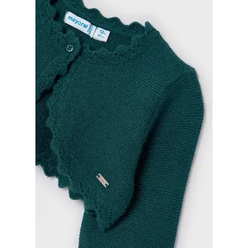 Oblečení a móda Kojenecké bolerko, svetr Mayoral 308 růžové, zelené barva: zelená, Rozměr: 24 měsíců, 92 cm