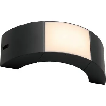 Venkovní osvětlení Prémiové LED venkovní nástěnné svítidlo Beirut černé, otočný střed, teplé světlo 6W