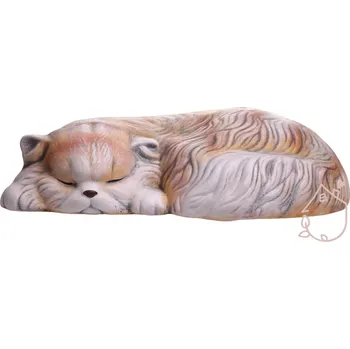 Zahradní dekorace Kočka keramická Dáša rezavá