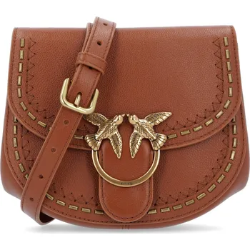 Pinko Kůžoná crossbody kabelka LOVE GO-ROUND SOFT BUBBLES | Barva:bronzově hnědý | Velikost:OS