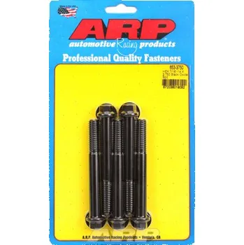 Šroub 7/16 "- 14 X 3.750 hex černý oxid šrouby" (5ks)