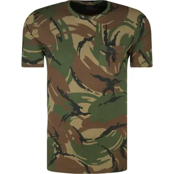 Pánské tričko POLO RALPH LAUREN Tričko | Barva:khaki | Velikost:M