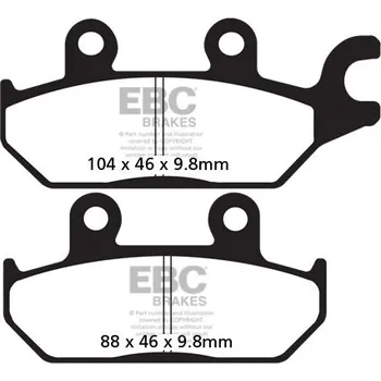Autodíl EBC Brzdové obložení SXR Race SXR642HH