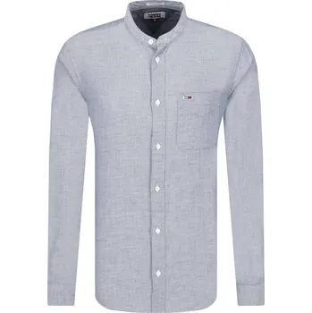 Pánská košile Tommy Jeans Košile TJM MAO | Barva:modrý | Velikost:XL