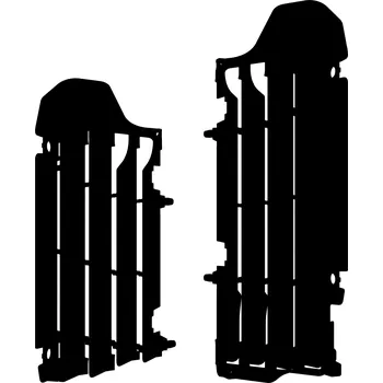 Polisport Kryty chladičů POLISPORT, SUZUKI RMZ 450 2018-, černé