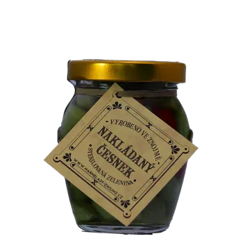 konzervovaná zelenina Nakládaný česnek