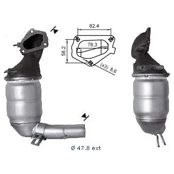 Katalyzátor Magnaflow Katalyzátor na FIAT LANCIA OPEL