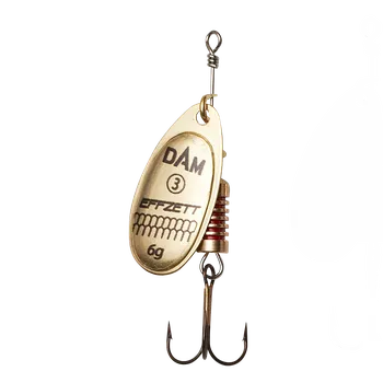 Umělá nástraha DAM EFFZETT Rotační třpytka Standard - Gold Velikost: 4, váha 10g