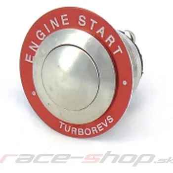 Auto elektroinstalace Startovací tlačítko nerez - sada (relé, kabeláž)