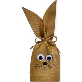 Nutworld.cz Velikonoční ořechový zajíček - Arašídy v barvené krustě 180g