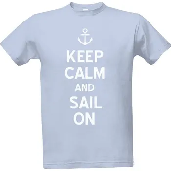 Tričko s potiskem SAIL ON pánské