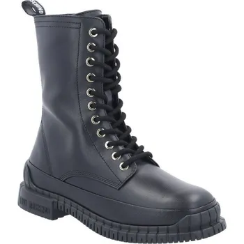 Pánská zimní obuv Love Moschino Kůžoné kotníkové boty GOMMAR30 | Barva:černý | Velikost:36