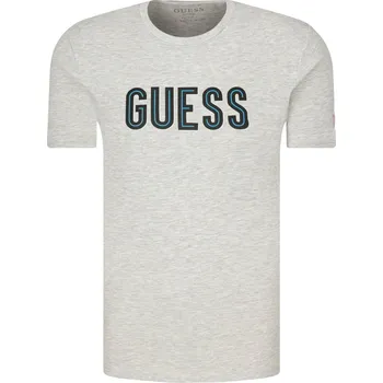 GUESS JEANS tričko deal | Barva:šedý | Velikost:S