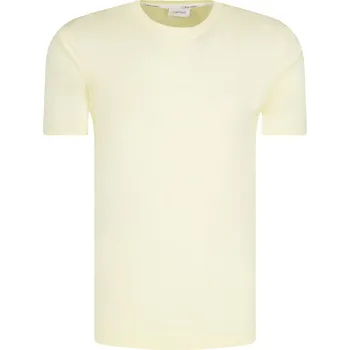 Pánské tričko Calvin Klein Tričko Chest Logo | Barva:žlutý | Velikost:XXL