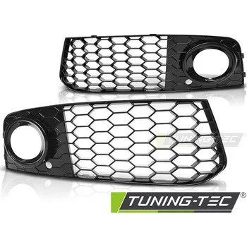 Nárazník Mřížka FOG LIGHT COVER GLOSSY BLACK pro AUDI A4 (B8) 08-10.11