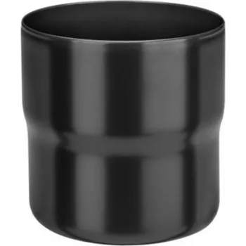 okap Spojka svodu pozinkovaná černá 80 mm