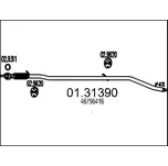 Přední tlumič výfuku MTS 01.31390