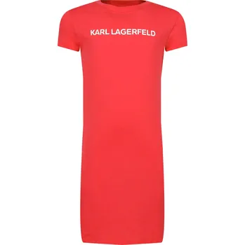 Dámské šaty Karl Lagerfeld Šaty | Barva:červený | Velikost:126