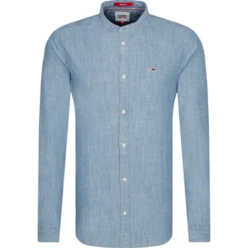 Pánská košile Tommy Jeans Košile | Barva:modrý | Velikost:XXL