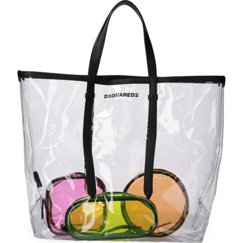 Kabelka Dsquared2 Kabelka shopper + váček | Barva: průzračný | Velikost:OS