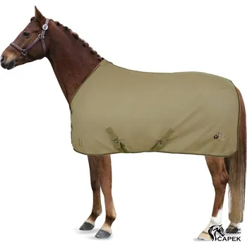 Deka pro koně Odpocovací deka Horze -MONSTER- - Šedozelená - 75cm