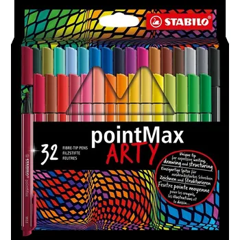 Kancelář Fix STABILO pointMax, 32ks ARTY