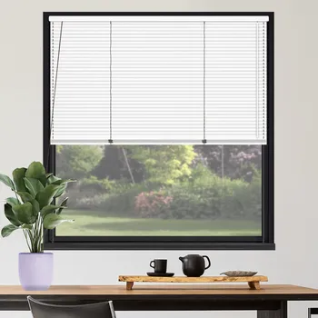 Žaluzie Dřevěné žaluzie, STANDARD, Bílá, W 2520 , 50 x 30 cm