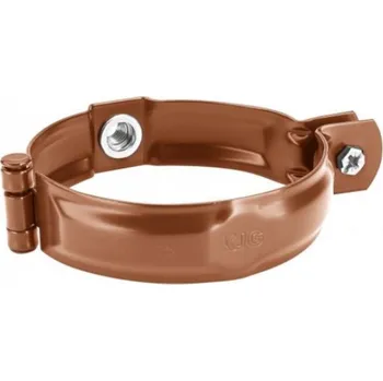 okap Objímka pozinkovaná měděno hnědá 150 mm, bez hrotu, s metrickým závitem M10