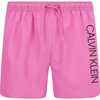 Pánské kraťasy Calvin Klein Swimwear Koupací šortky runner logo | Barva:růžová | Velikost:XL