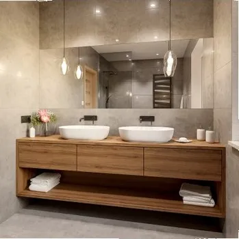 Zrcadlo Koupelnové zrcadlo s řezanými hranami - CIĘTE na míru