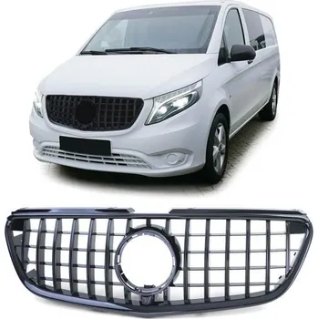 Tuning Černá lesklá Mřížka chladiče sport pro . Mercedes Vito W447 14-19