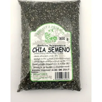 Sušená potravina Chia semena 300g Zdraví z přírody