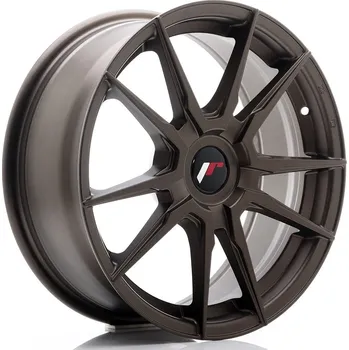 Alu kolo Japan Racing JR21 17x7 ET25-40 BLANK, Matt Bronze