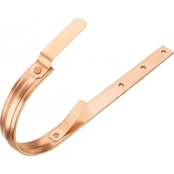 Střecha Hák měděný 400/610 mm, pás. 30/5 mm, s prolisem