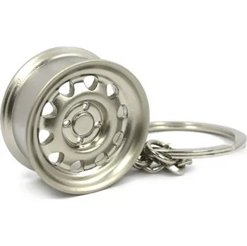 Kovová Klíčenka "Wide steel" - různé barvy