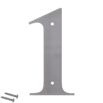 Zábradlí KOVIAN, s.r.o. Číslo domové 1, (156x1.5mm), s dierami, brúsená nerez K320 / AISI 304