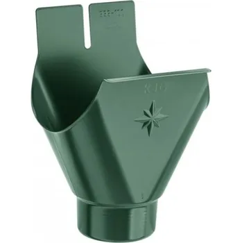 okap Kotlík pozinkovaný mechově zelený 400/120 mm