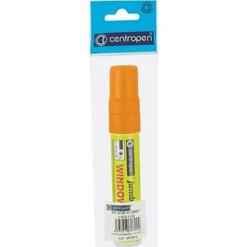 CENTROPEN Popisovač JUMBO 9120 křídový- klínový hrot - oranžová